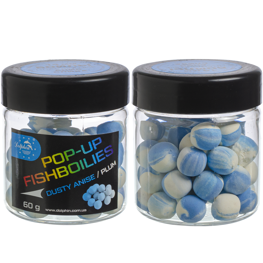Бойли Dolphin Pop-up аніс/слива 14mm 60g
