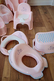 Накладка на унітаз Tega Тега Кролики, pink