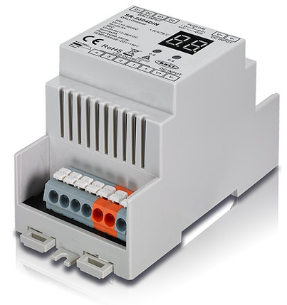 Радіо диммер на DIN-рейку SUNRICHER SR-2304DIN RF 20.5A 12-36V 4-канальний 17084, фото 2