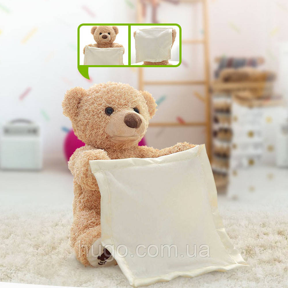 Купить Интерактивная мягкая игрушка Peekaboo Bear говорящий Мишка ...