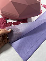 Папір тиш'ю 5 аркушів 50х66 см, 17 г/м2 бузок