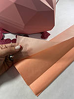 Папір тиш'ю 5 аркушів 50х66 см, 17 г/м2 персик