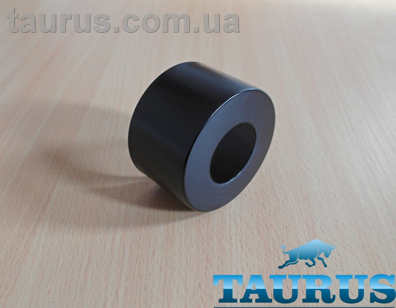 Чорний високий плоский декоративний фланець D67 висота h 40 мм Black, внутрішній розмір 1" (d33 мм) ThermoPulse