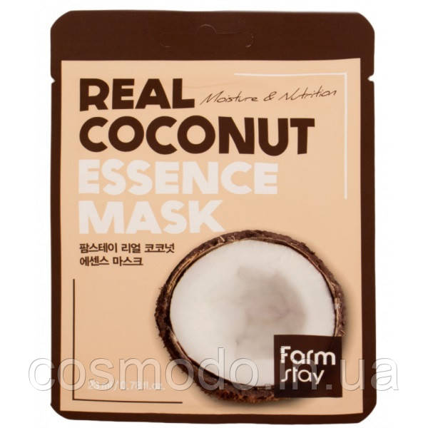 Тканевая маска для лица с экстрактом кокоса FarmStay Real Coconut Essence Mask