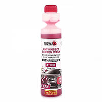 Омивач річний NOWAX Anti-Insect Screen Wash вишня, 250мл (арт. NX25225)