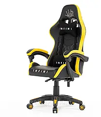 Крісло геймерське Infini Five чорно-жовте ігрове