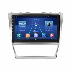 Штатна магнітола Lesko для Toyota Aurion I 2006-2012 екран 10" 2/32 Gb 4G Wi-Fi Top GPS Android Тойота