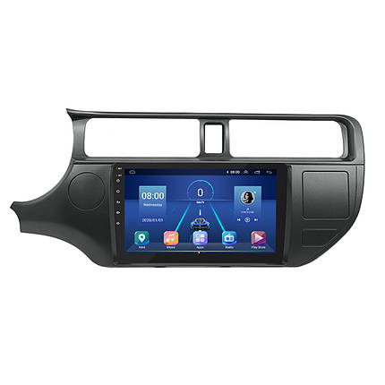 Штатна магнітола Lesko для Kia Rio III 2011-2015 екран 9" 2/32Gb/4G/ Wi-Fi Premium GPS Android кіа рио, фото 1