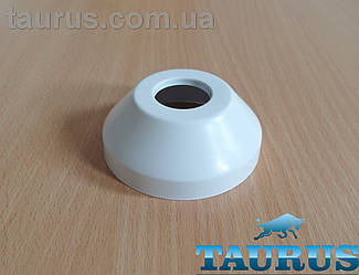 Білий високий декоративний фланець Конус ThermoPulse White D78 мм / висота 30 мм, внутрішній 3/4" d25 мм