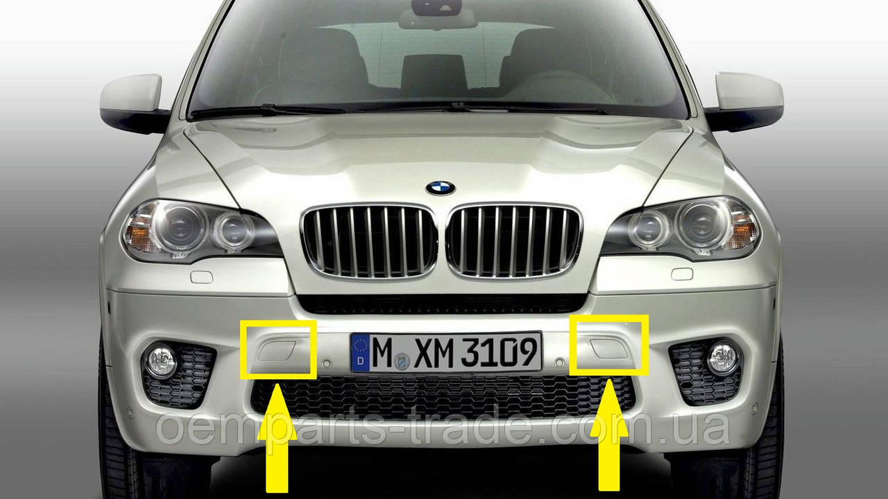Крышки буксировочного крюка в передний бампер м-пакет BMW X5 E70 (2010-2013г.) новые оригинал - фото 5 - id-p1369435875
