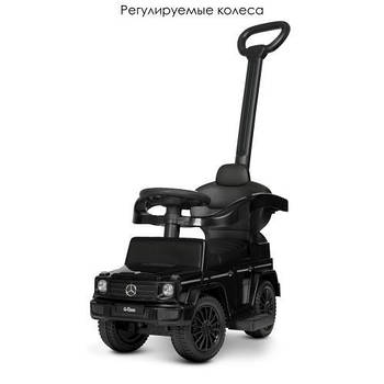 Дитяча каталка-толокар 653-2, чорного кольору