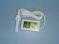 Термометр влагомер цифровой на батарейках для измерения температуры и влажности воздуха