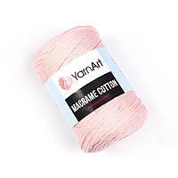 Yarnart MACRAME COTTON (Макраме котон) №767 персик (Пряжа, нитки для в'язання макраме)