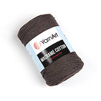 Yarnart MACRAME COTTON (Макраме котон) №769 шоколад (Пряжа, нитки для в'язання макраме)