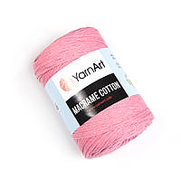 Yarnart MACRAME COTTON (Макраме котон) №779 рожевий (Пряжа, нитки для в'язання макраме)