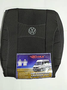 Чохли на сидіння, авточохли "NIKA" Volkswagen Crafter 1+1 з 2007р колір сірий