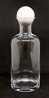 Бутылка стеклянная с деревянной пробкой Мяч 1.5 л