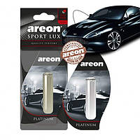 Ароматизатор Areon (Освежитель воздуха в машину) "Sport Lux" 5мл - жидкий (гель) листик_Platinum