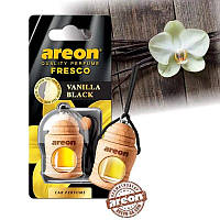 Ароматизатор Areon (Освежитель воздуха в машину) "Fresco" - в пробковой бутылочке 8мл_Vanilla Black