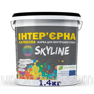 Фарба акрилова латексна інтер'єрна SkyLine, 1.4 кг