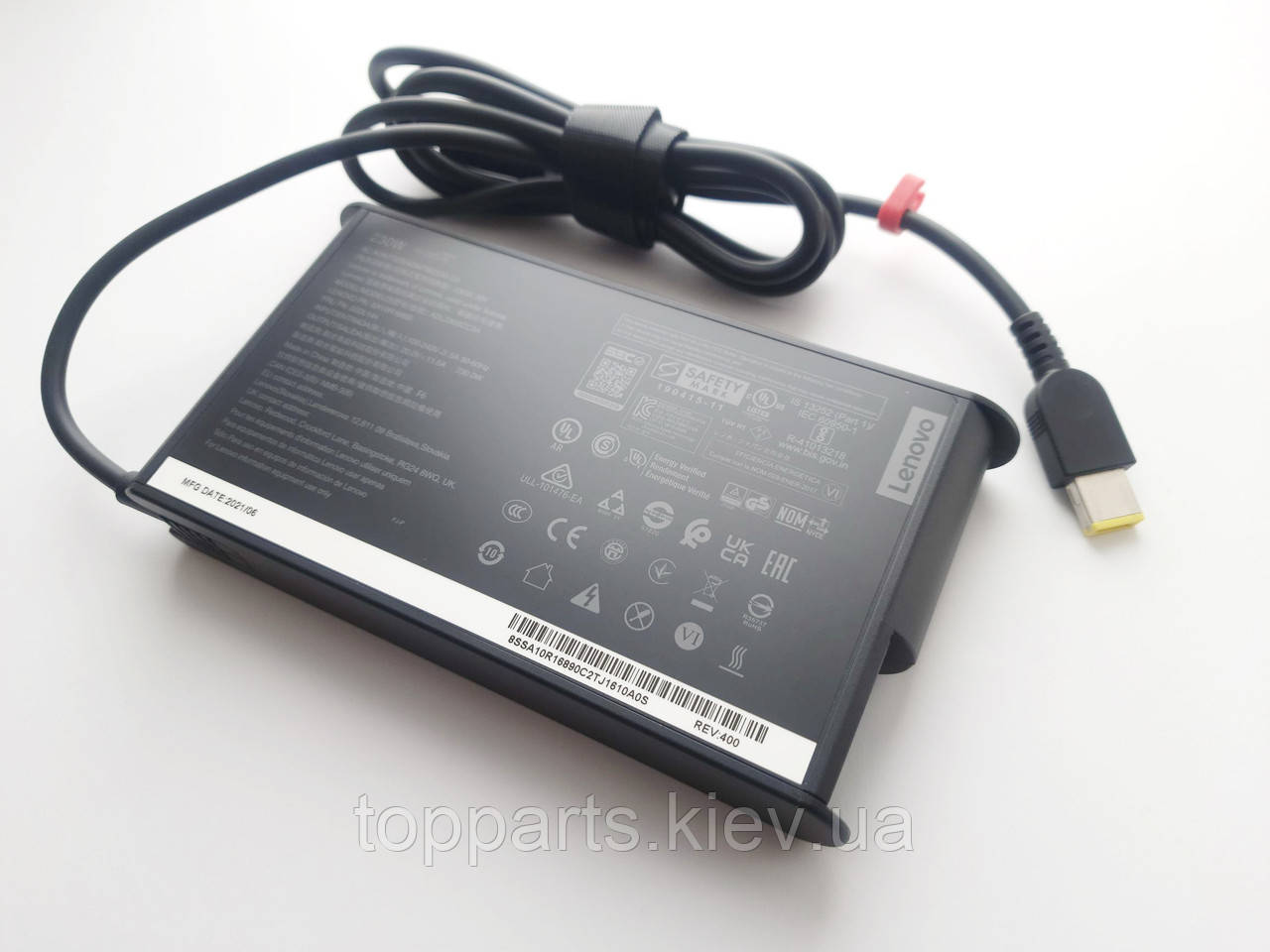 Блок живлення Lenovo 230W ADL230NDC3A 20V, 11.5A, роз'єм прямокутний (pin inside) [3-pin] ОРИГІНАЛЬНИЙ