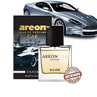 Ароматизатор Areon (Освежитель воздуха в машину) "Car Perfume" - спрей в стекле 50мл_Silver