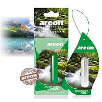 Ароматизатор Areon (Освежитель воздуха в машину) "Mon Liquid" - жидкий (гель) листик 5мл_Mountain Fresh