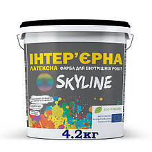 Фарба латексна акрилова інтер'єрна SkyLine, 4.2 кг