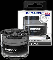 Ароматизатор Dr.Marcus (Освежитель воздуха в машину) Senso Deluxe - гелевый на панель _Black