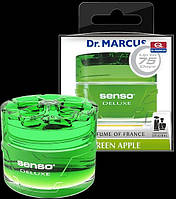 Ароматизатор Dr.Marcus (Освежитель воздуха в машину) Senso Deluxe - гелевый на панель _Green Apple