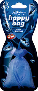 Ароматизатор Paloma (Освіжувач повітря в машину) Happy Bag - на дзеркало _ Black Diamont