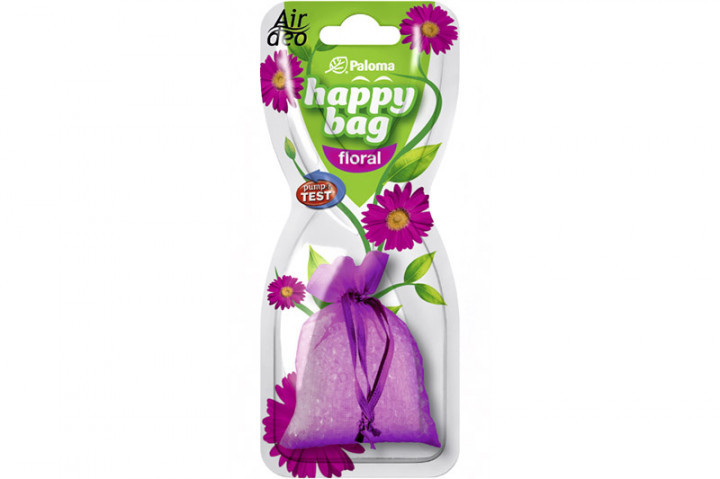 Ароматизатор Paloma (Освіжувач повітря в машину) Happy Bag - на дзеркало _ Floral