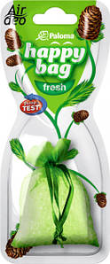 Ароматизатор Paloma (Освіжувач повітря в машину) Happy Bag - на дзеркало _ Fresh