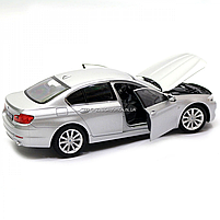 Коллекционная металлическая машинка БМВ BMW 535i в масштабе 1:24 Серебрянная WELLY - фото 2 - id-p1580330486