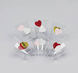 Стікери золоте серце 10шт, фото 6