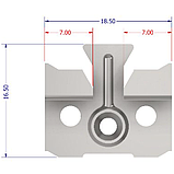 Кляймер 2,5 мм (упаковка 100шт), фото 3