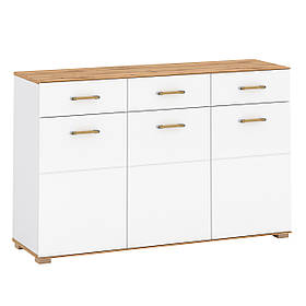 Комод 3Д3Ш Concord E Blonski німфея альба/дуб вотан ,білий супермат