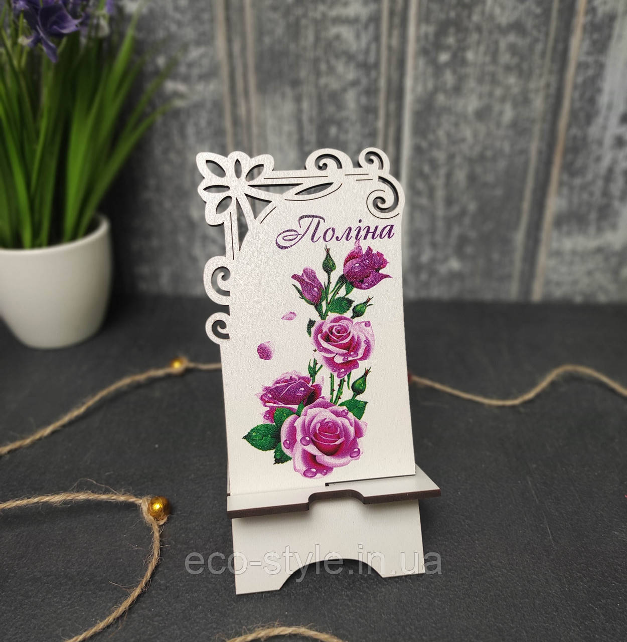 Підставка для телефону від 56 грн!. Подарунок школярам. Подарунок з ім'ям на випускний., фото 1