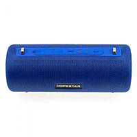 Музична бездротова Bluetooth колонка Hopestar H39 Power bank (довжина 22 см) Синій