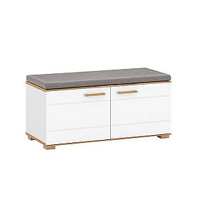 Тумба для взуття 2Д Concord Y Blonski німфея альба/дуб вотан ,білий супермат