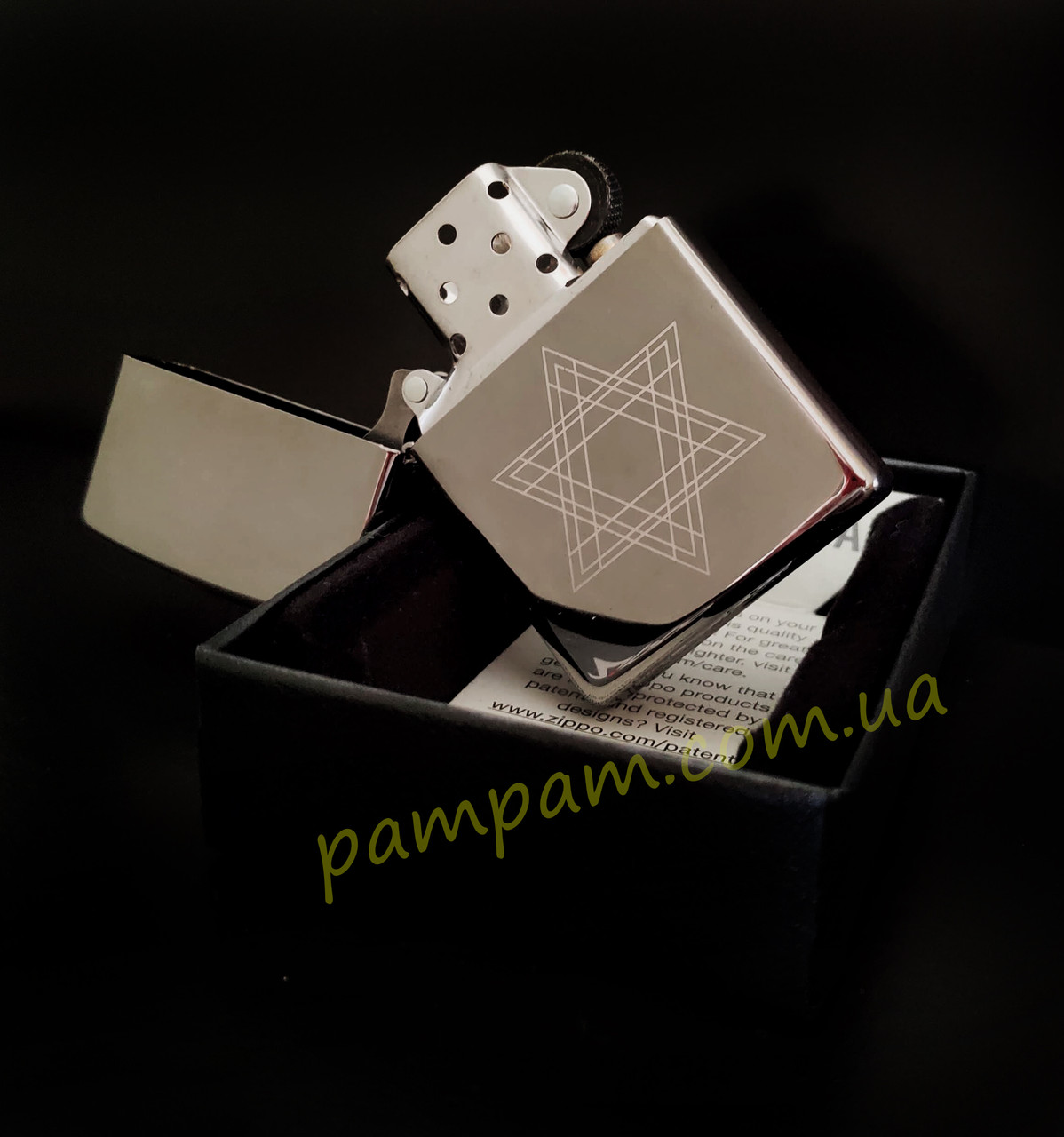 Запальничка Zippo 49685 Star of David
