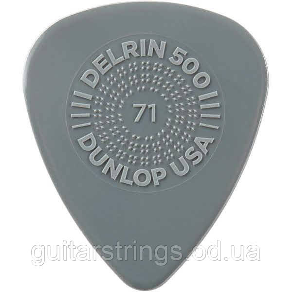 Медиатор Dunlop 450R.71 Delrin 500 Prime Grip 0.71 mm - фото 1 - id-p1580350679