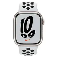 Смарт-часы Apple Watch Series 7 Nike 41mm Pure Platinum/Black Nike MKN33 UA UCRF Гарантия 12 мес