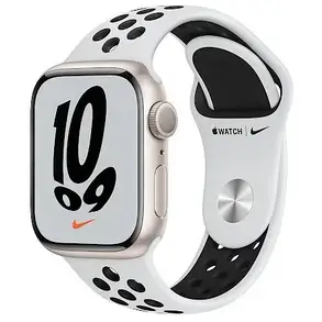 Apple Watch Series 7 Nike 41mm Pure Platinum/Black Nike MKN33 UA, фото 3