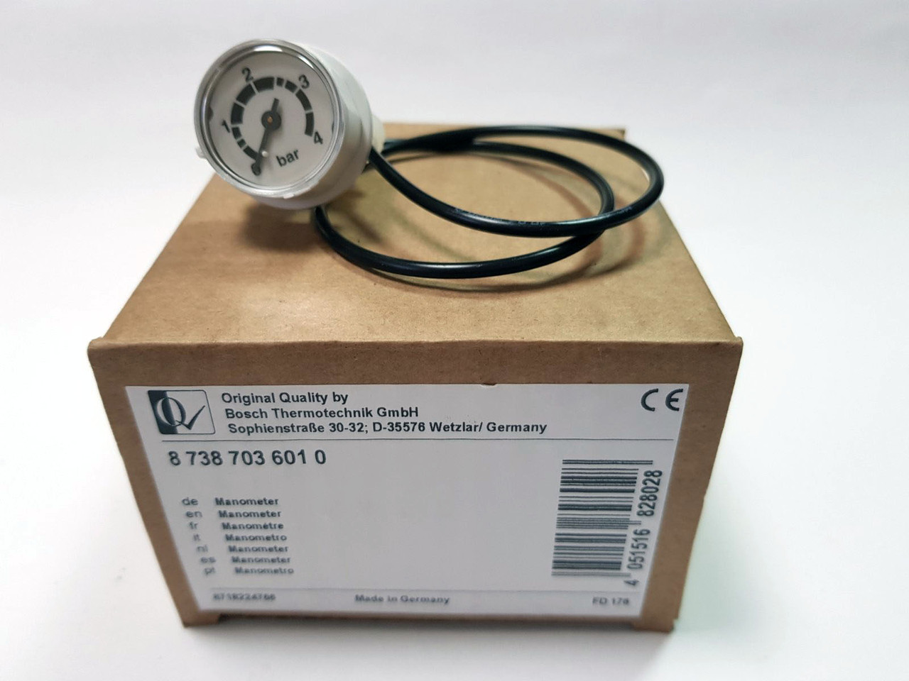 Манометр котла Junkers bosch ceraclass, euroline 8738703601 8707208009
