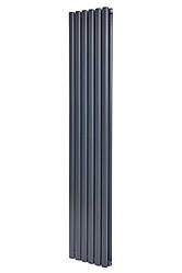 Сірий вертикальний радіатор опалення 180х35.4 см Rimini || 6/1800