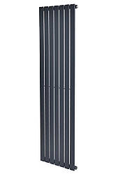 Сірий вертикальний радіатор опалення 160х47.6 см Livorno 7/1600