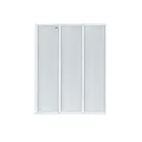 Штори на ванну Qtap Gemini WHI401114RP4 скло Pear 4 мм, 110x140 см