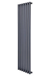 Сірий вертикальний радіатор опалення 150х41.3 см Matera 7/1500