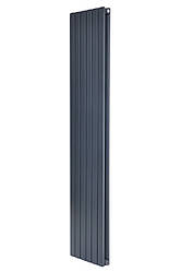 Сірий вертикальний радіатор опалення 180х35.4 смTerni || 6/1800